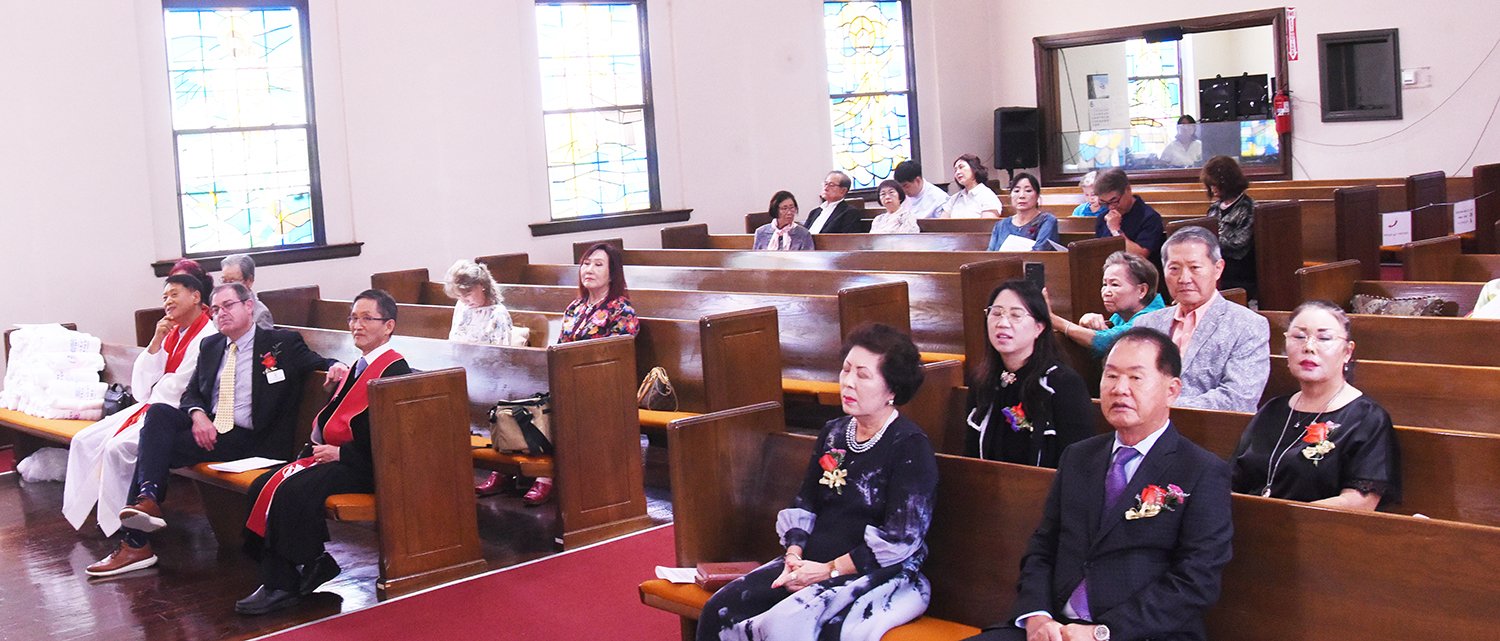 2026년 5월 31일 48주년 창립 기념예배및 장로(김미원,김영출,이지원),집사(김금순, 김영숙, 김재순, 윤선화, 이정웅) 임직식
