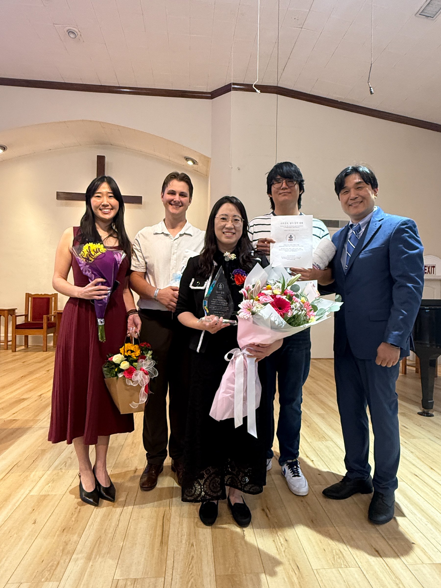 2026년 5월 31일 48주년 창립 기념예배및 장로 (김미원,김영출,이지원),집사 (김금순, 김영숙, 김재순, 윤선화, 이정웅) 임직식