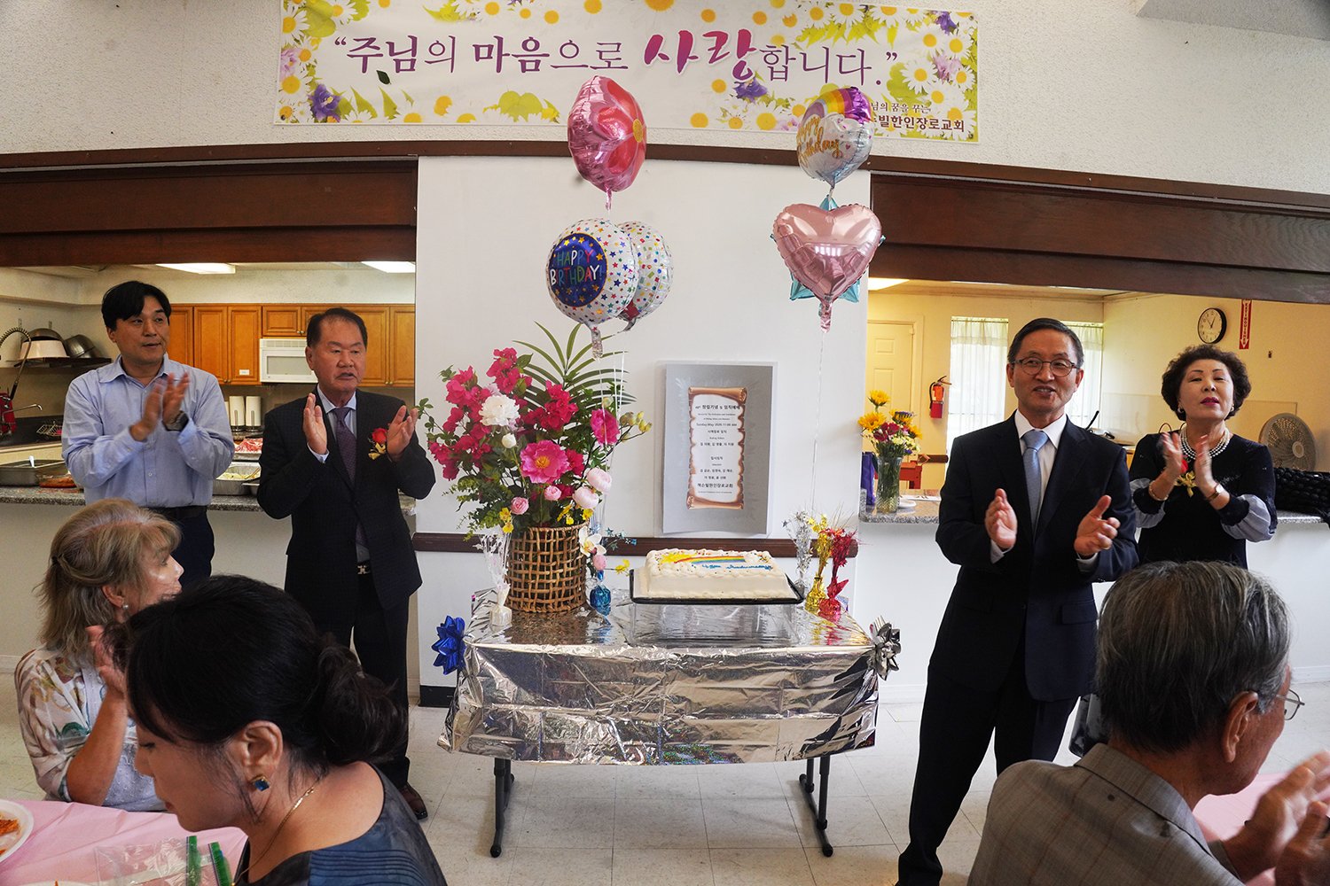 2026년 5월 31일 48주년 창립 기념예배및 장로 (김미원,김영출,이지원),집사 (김금순, 김영숙, 김재순, 윤선화, 이정웅) 임직식