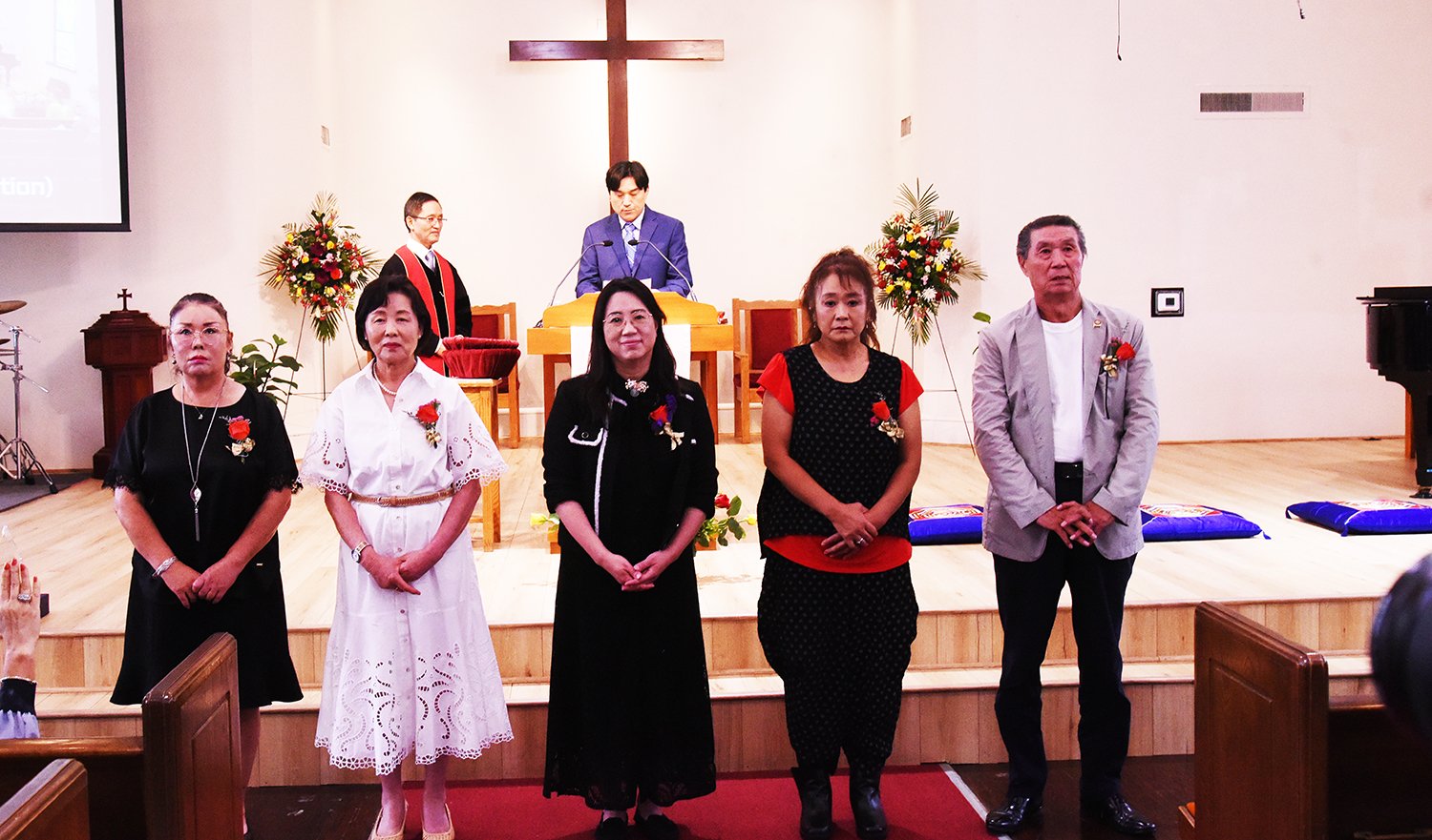 2026년 5월 31일 48주년 창립 기념예배및 장로(김미원,김영출,이지원),집사(김금순, 김영숙, 김재순, 윤선화, 이정웅) 임직식