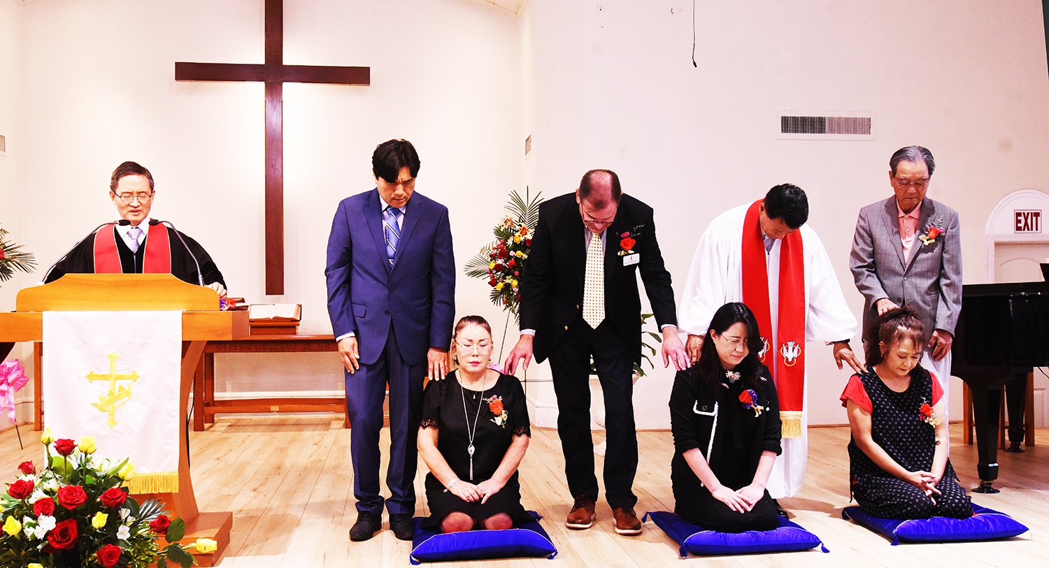 2026년 5월 31일 48주년 창립 기념예배및 장로(김미원,김영출,이지원),집사(김금순, 김영숙, 김재순, 윤선화, 이정웅) 임직식