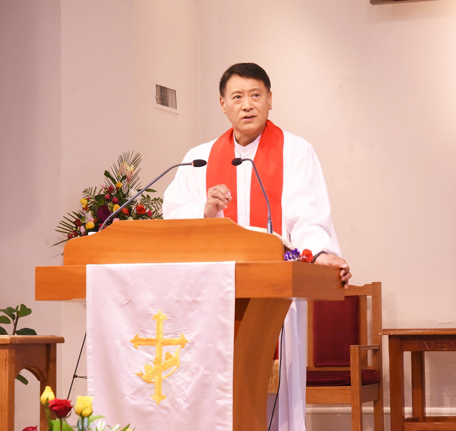 2026년 5월 31일 48주년 창립 기념예배및 장로 (김미원,김영출,이지원),집사 (김금순, 김영숙, 김재순, 윤선화, 이정웅) 임직식